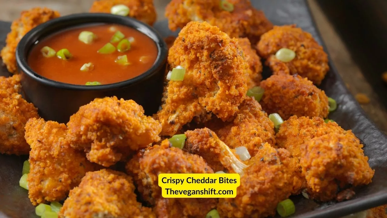 CRISPY CHEDDAR BITES

These crunchy cheddar bites are sure to be a favorite among cheese lovers. These mouthwatering cheesy nibbles are made with yellow and white Wisconsin cheese curds and are excellent for large groups.
