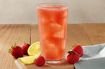 Cracker Barrel Non dairy beverage Strawberry Lemonade