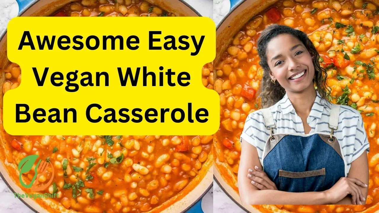 This Dump-and-Bake White Bean Casserole is 100 percent vegan, spicy, and nutritious. You only need eight simple ingredients to make this vegan and gluten-free family favorite.