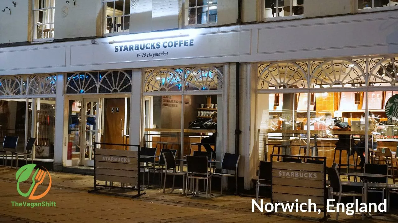 Starbucks restaurant Norwich England